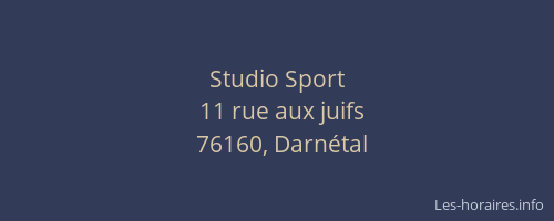 Studio Sport