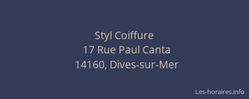 Styl Coiffure