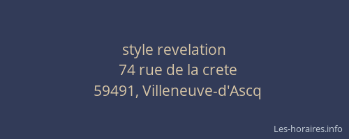 style revelation