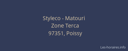 Styleco - Matouri