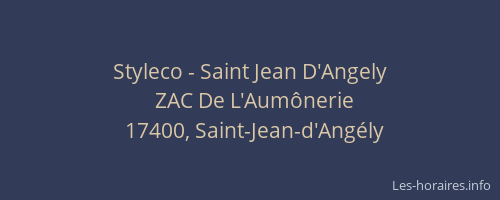Styleco - Saint Jean D'Angely