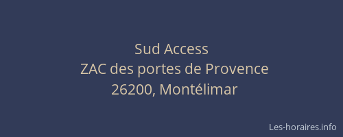 Sud Access