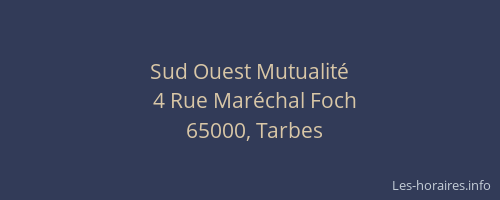 Sud Ouest Mutualité