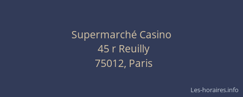 Supermarché Casino