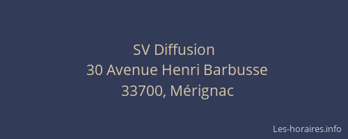 SV Diffusion