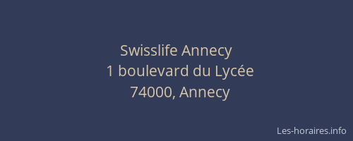 Swisslife Annecy