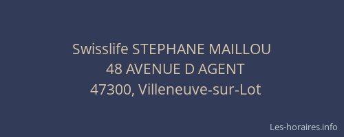 Swisslife STEPHANE MAILLOU