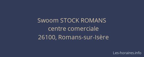 Swoom STOCK ROMANS