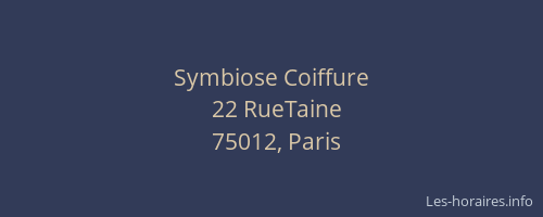 Symbiose Coiffure