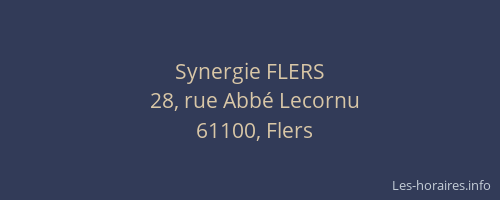 Synergie FLERS