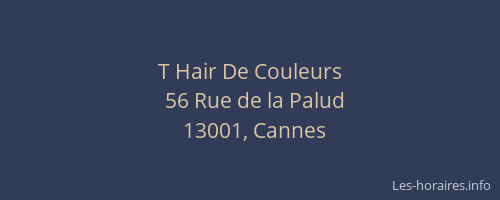 T Hair De Couleurs