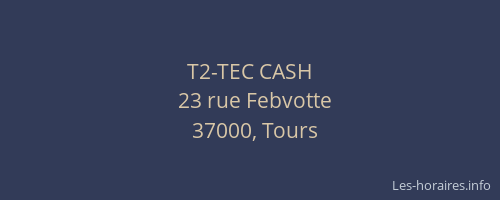 T2-TEC CASH