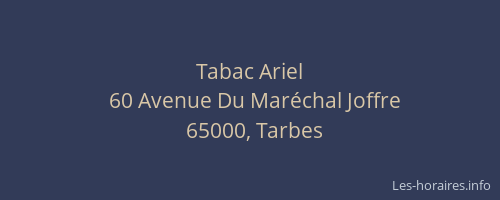 Tabac Ariel