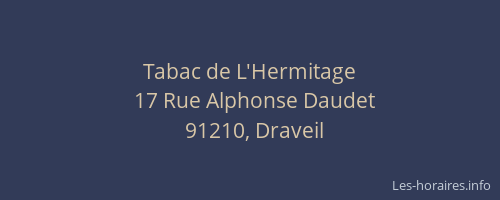 Tabac de L'Hermitage