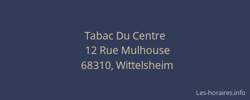 Tabac Du Centre