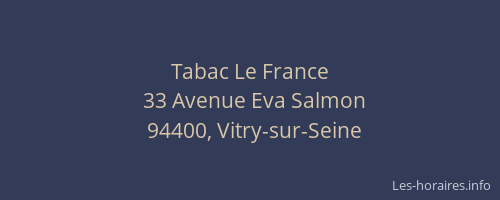 Tabac Le France
