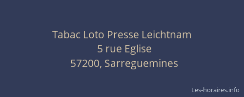 Tabac Loto Presse Leichtnam