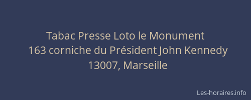 Tabac Presse Loto le Monument