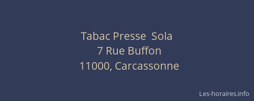 Tabac Presse  Sola