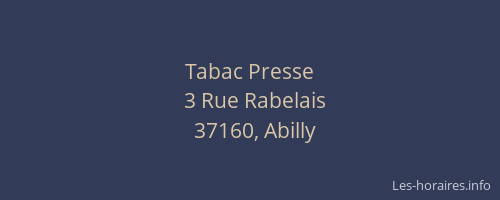 Tabac Presse