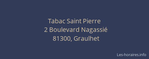 Tabac Saint Pierre