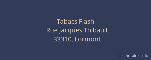 Tabacs Flash