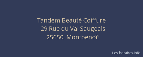 Tandem Beauté Coiffure