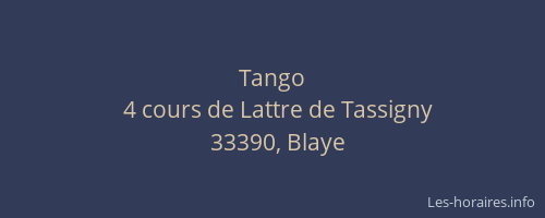 Tango