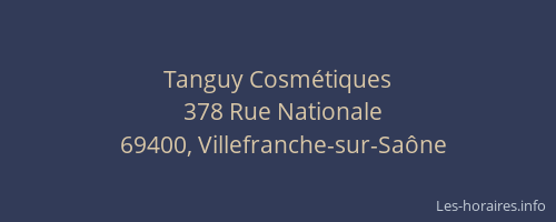 Tanguy Cosmétiques