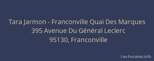 Tara Jarmon - Franconville Quai Des Marques