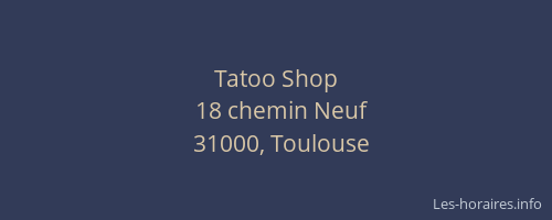 Tatoo Shop