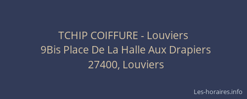 TCHIP COIFFURE - Louviers