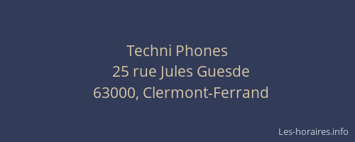 Techni Phones