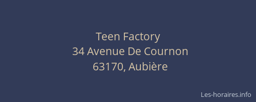 Teen Factory