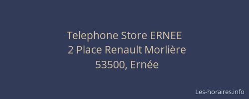 Telephone Store ERNEE