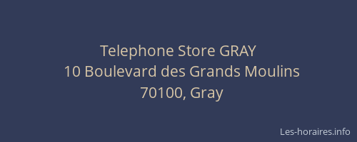 Telephone Store GRAY