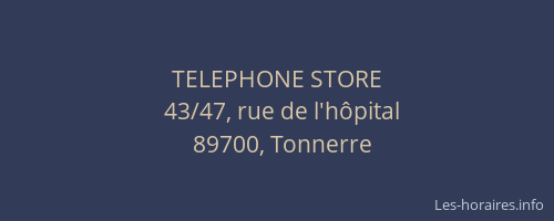 TELEPHONE STORE