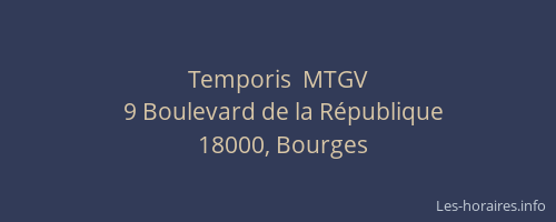 Temporis  MTGV
