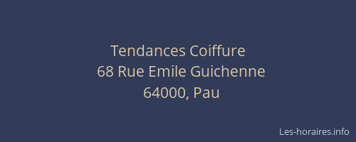 Tendances Coiffure