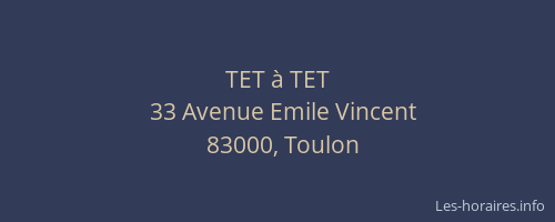 TET à TET