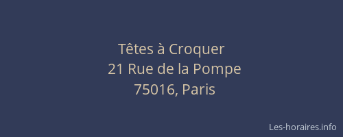 Têtes à Croquer