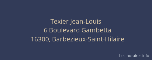Texier Jean-Louis