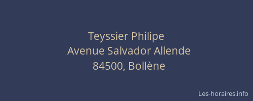 Teyssier Philipe