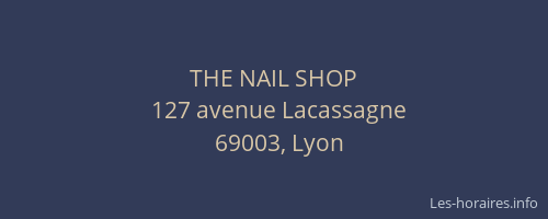 THE NAIL SHOP