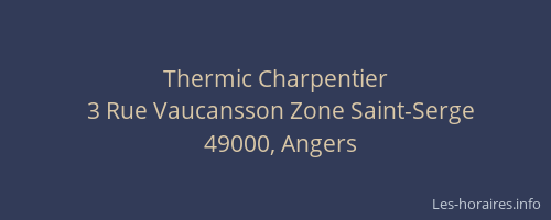 Thermic Charpentier