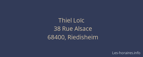 Thiel Loïc