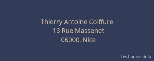 Thierry Antoine Coiffure