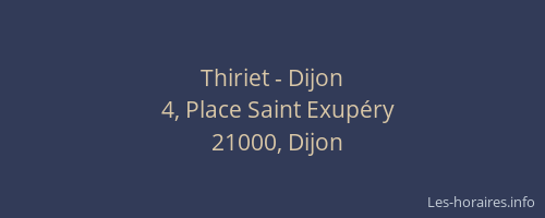 Thiriet - Dijon