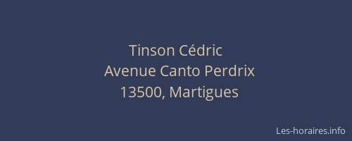 Tinson Cédric
