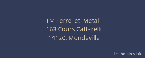TM Terre  et  Metal